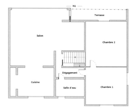 Appartement - 120 m² - 6 pièces