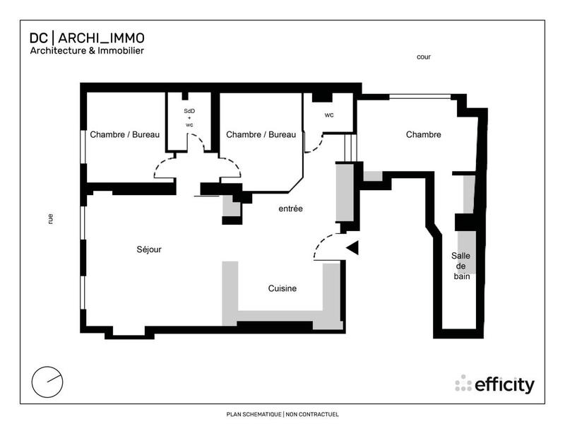 Appartement - 90 m² - 5 pièces