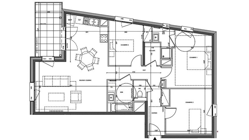 Appartement - 87 m² - 4 pièces