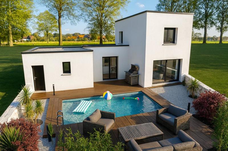 Maison - 80 m² - 4 pièces