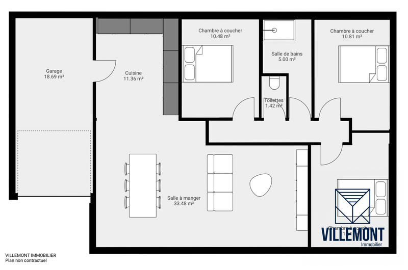 Maison - 90 m² - 4 pièces