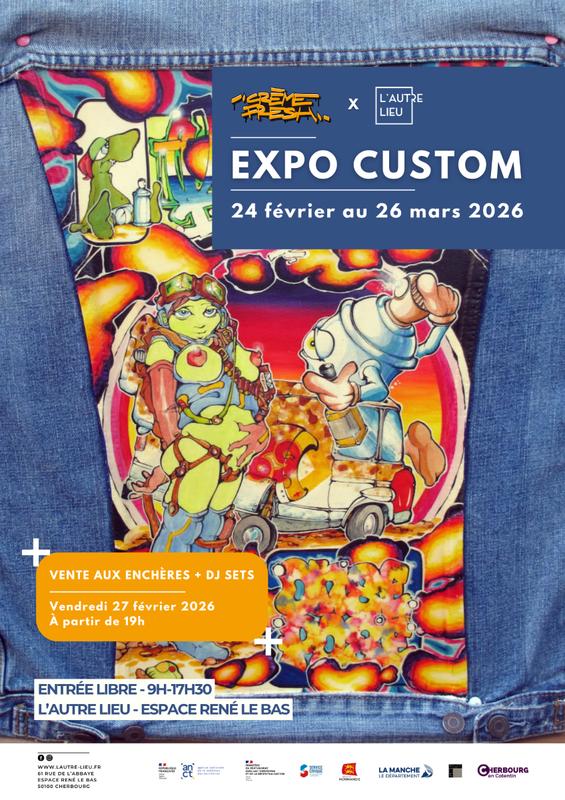 Expo-vente - “Custom” par le collectif Crème Fresh