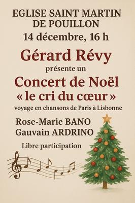 Concert de Noël ''le cri du coeur ''