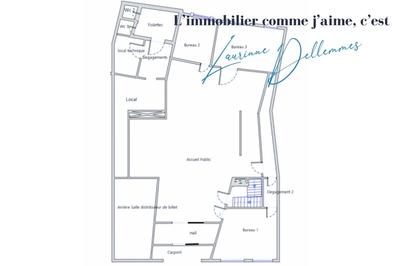 Local commercial - 215 m² - 1 pièce