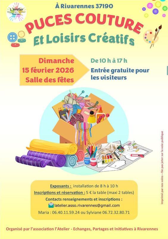 Puces couture et loisirs créatifs