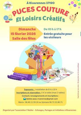 Puces couture et loisirs créatifs