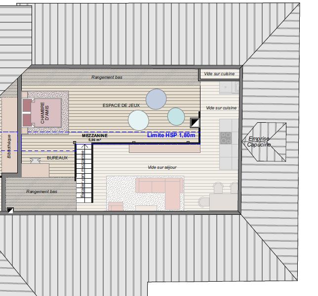 Appartement - 106 m² - 1 pièce