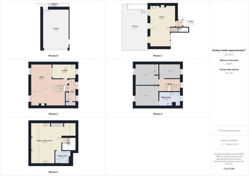 Maison en pierre - 160 m² - 6 pièces