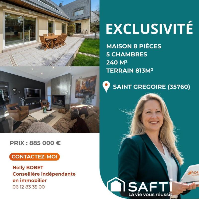 Maison - 241 m² - 8 pièces