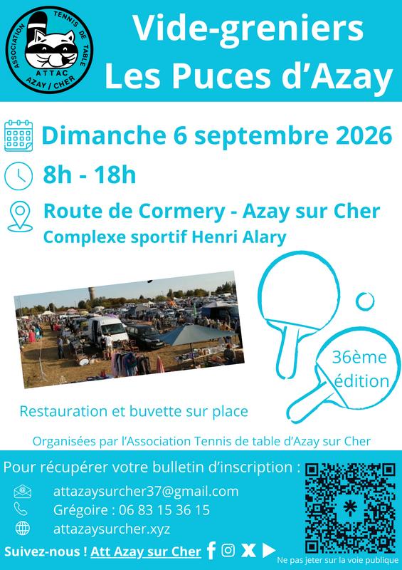 Les puces d'azay - 36ème édition