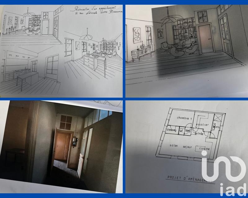 Appartement - 56 m² - 3 pièces