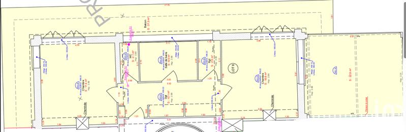 Appartement - 78 m² - 3 pièces