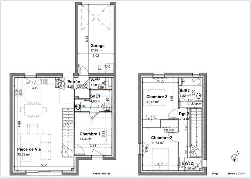 Maison - 90 m² - 4 pièces