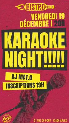 Karaoké Night !