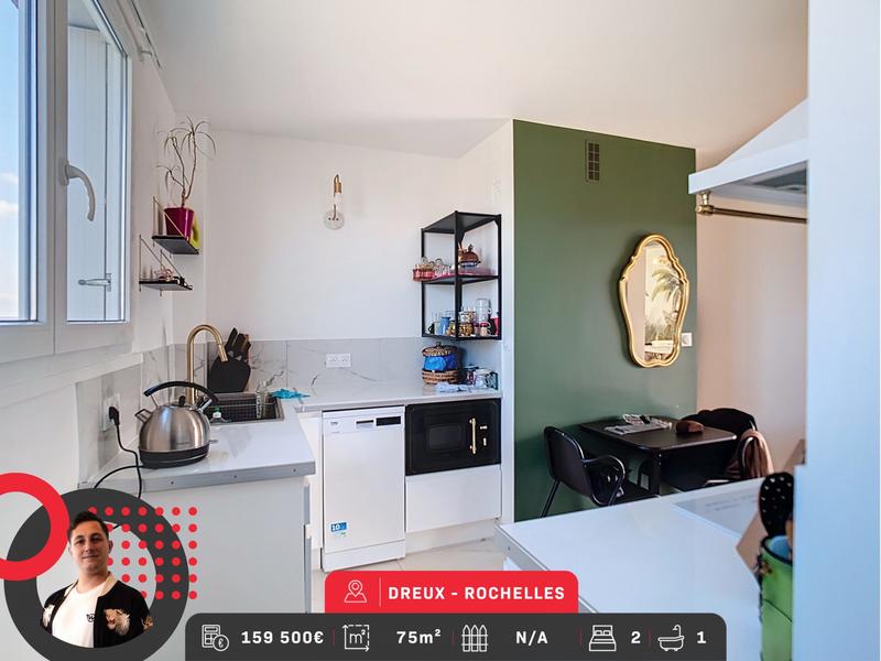 Appartement - 75 m² - 3 pièces