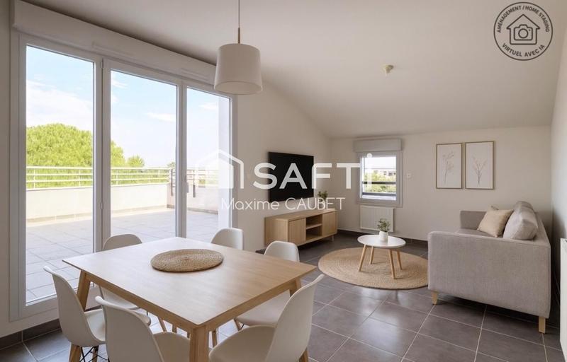 Appartement - 59 m² - 3 pièces