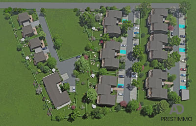 Appartement - 45 m² - 2 pièces