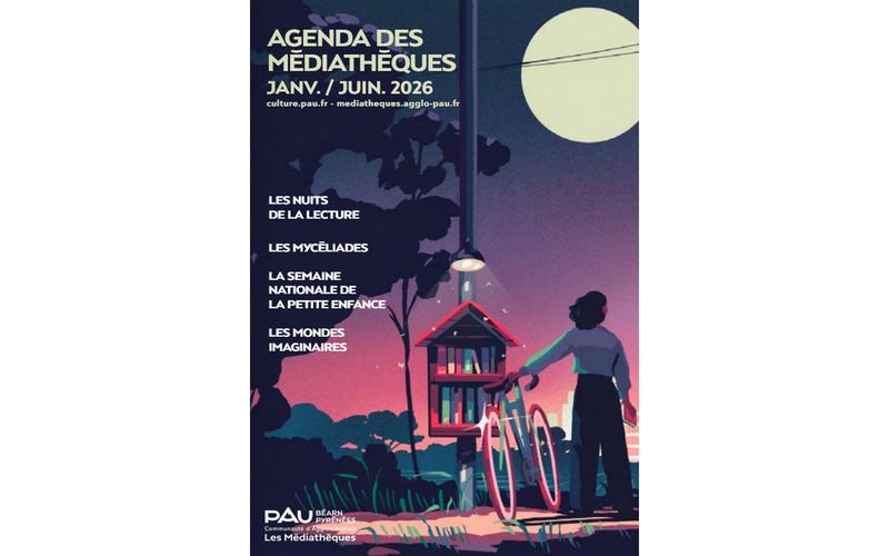 Agenda des médiathèques - Janvier à Juin 2026