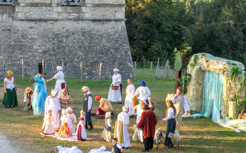 Spectacle historique "Bidache le passé recomposé"
