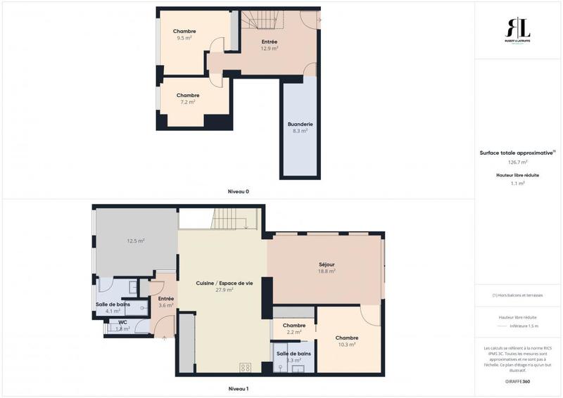 Appartement - 119 m² - 5 pièces