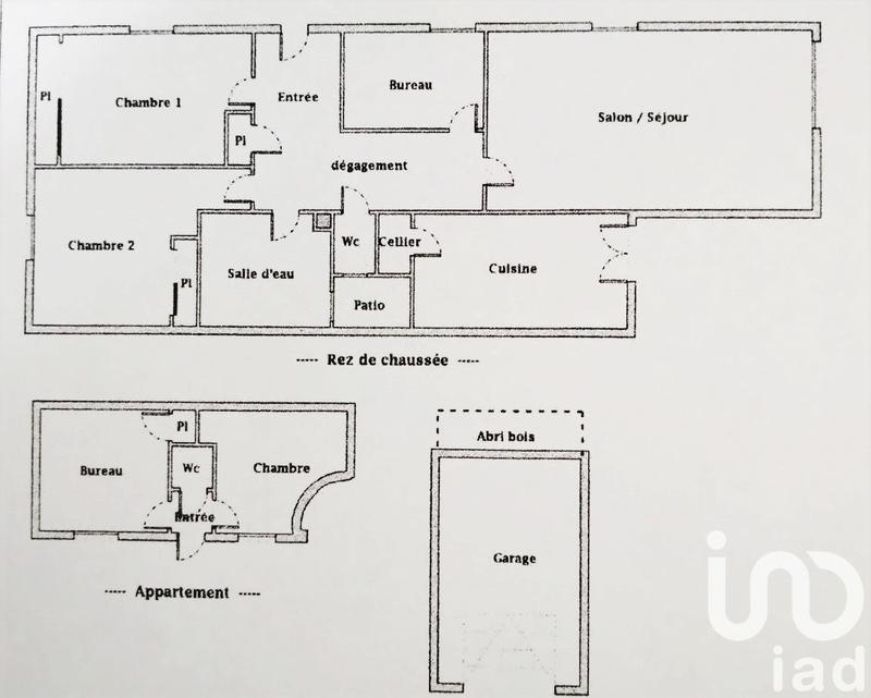 Maison de ville - 117 m² - 5 pièces