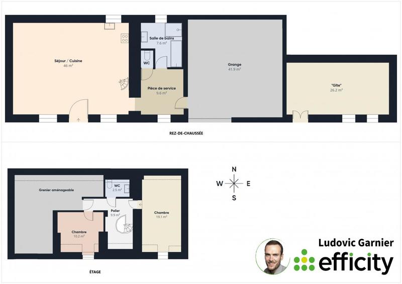 Maison - 93 m² - 3 pièces