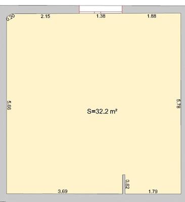 Bureau - 32 m² - 1 pièce