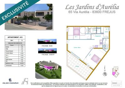 Appartement - 64 m² - 3 pièces