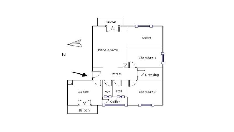Appartement - 73 m² - 4 pièces