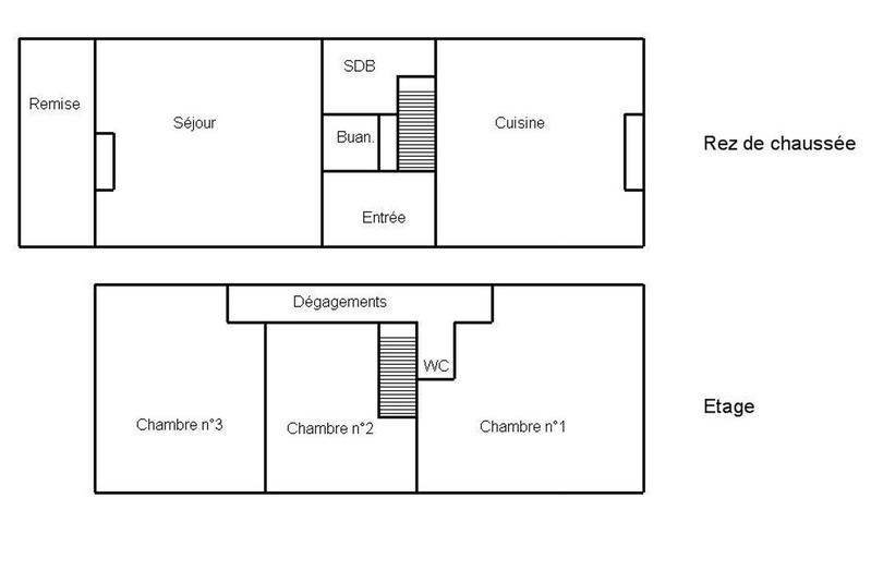 Maison de village - 121 m² - 4 pièces