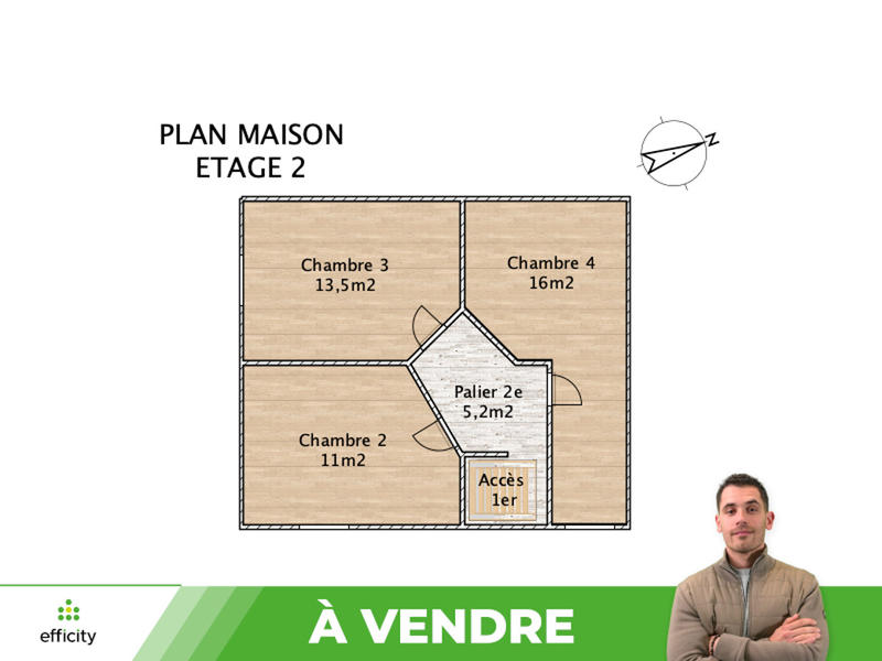 Maison de ville - 137 m² - 5 pièces
