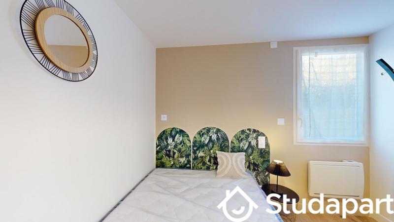 Chambre - 12 m² - 1 pièce