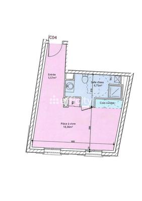 Appartement - 31 m² - 1 pièce