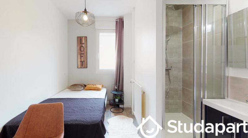 Chambre - 8 m² - 1 pièce