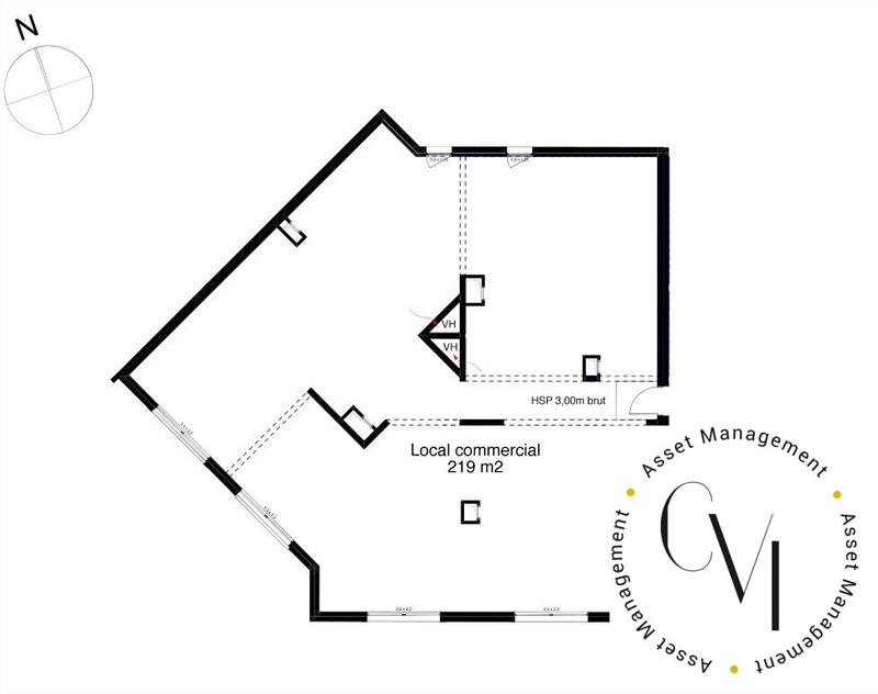 Local commercial - 219 m²