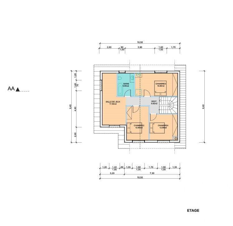 Maison - 130 m² - 5 pièces