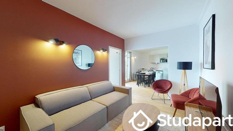 Chambre - 12 m² - 1 pièce