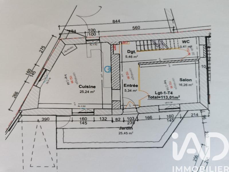 Maison - 113 m² - 4 pièces