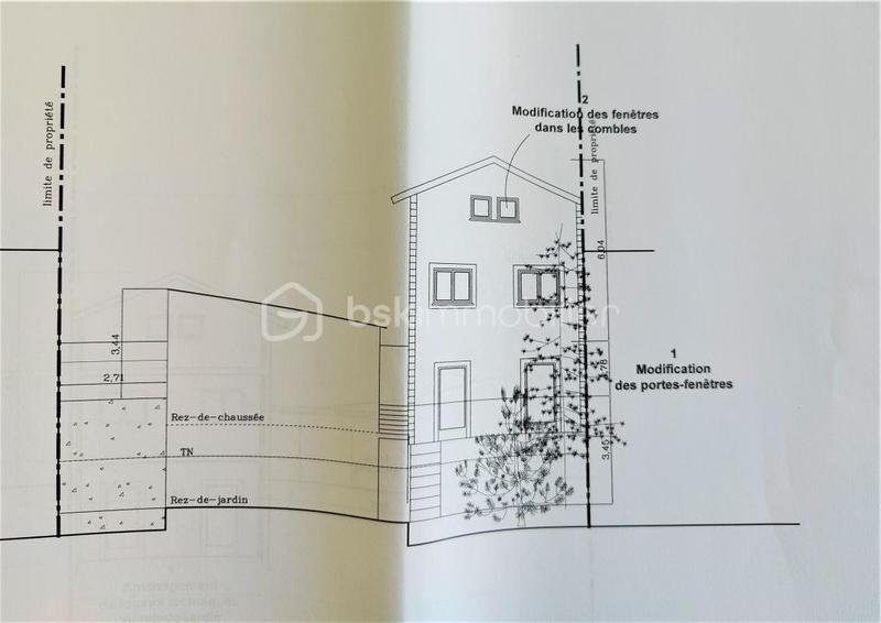 Maison de ville - 71 m² - 4 pièces