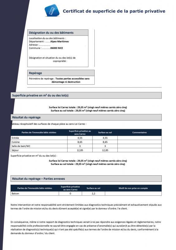 Studio - 29 m² - 1 pièce