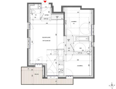 Appartement - 64 m² - 3 pièces