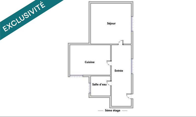 Appartement - 21 m² - 1 pièce