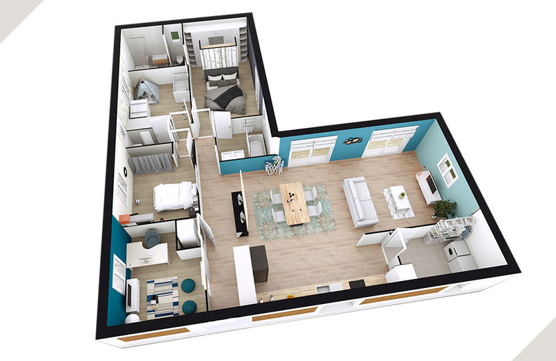 Maison - 96 m² - 4 pièces