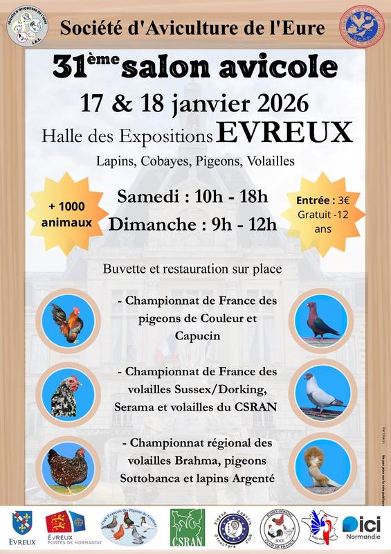 Exposition Avicole à Evreux