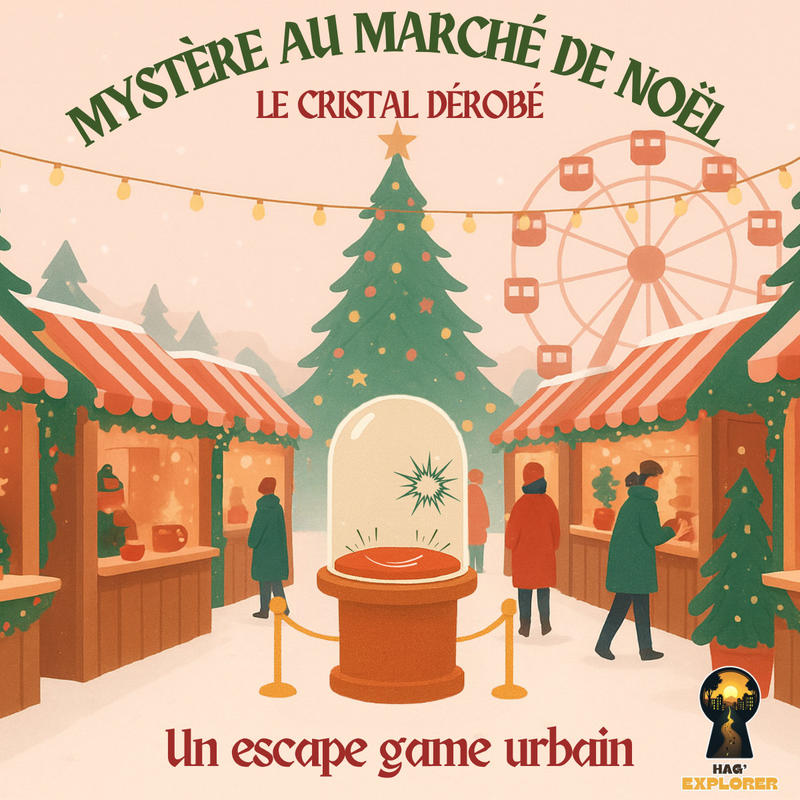 Mystère au marché de noël : le cristal dérobé