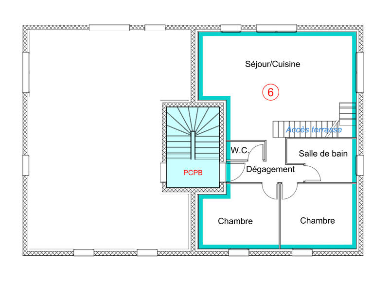 Appartement - 105 m² - 4 pièces