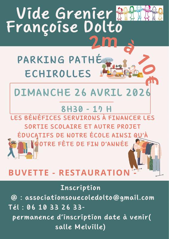 Vide grenier Françoise Dolto