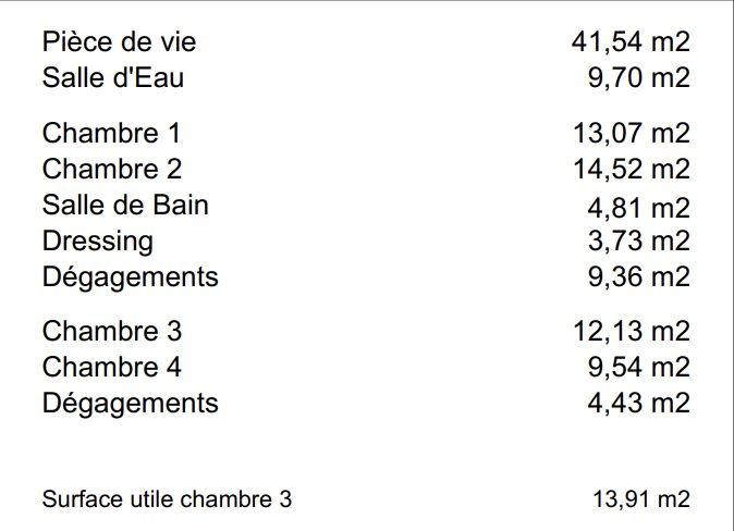 Appartement - 123 m² - 5 pièces