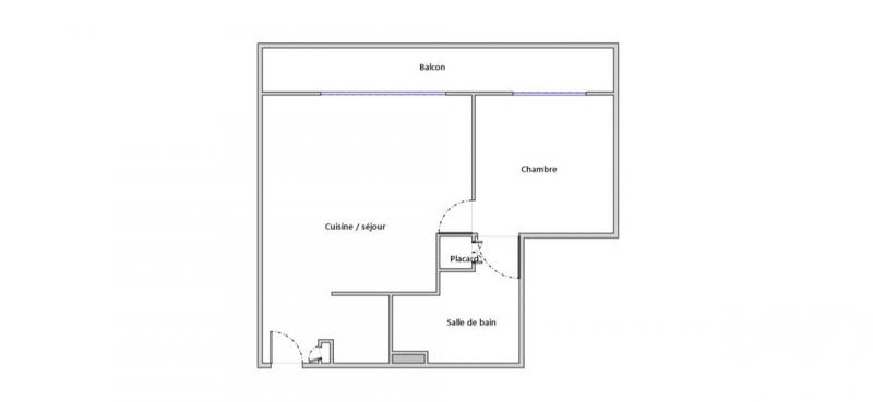 Appartement - 47 m² - 2 pièces