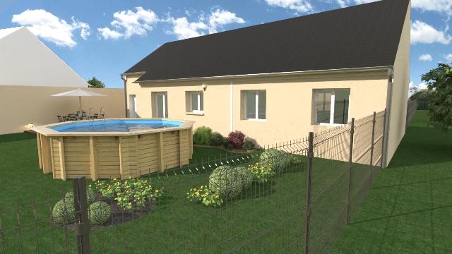 Maison - 124 m² - 5 pièces